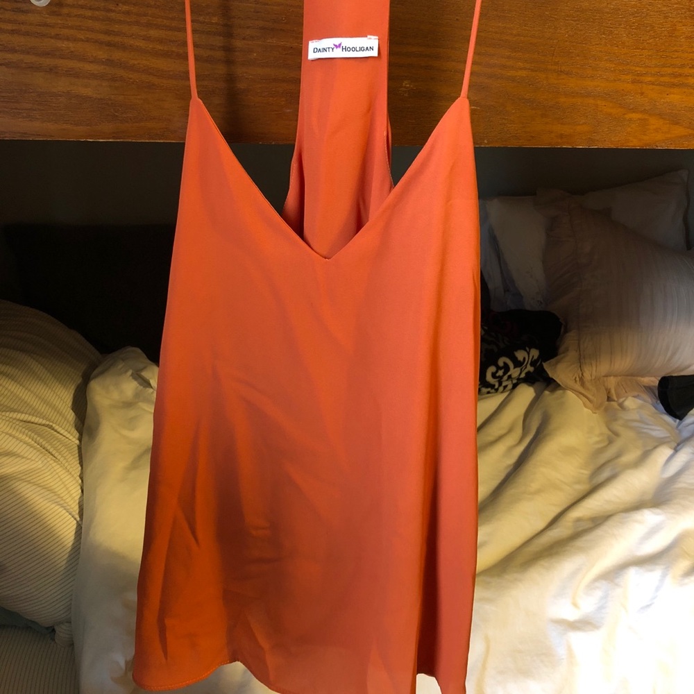 Dainty Hooligan Orange tank top